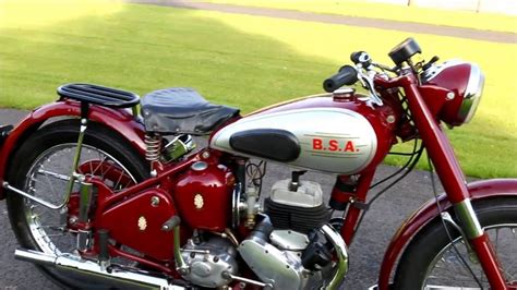 BSA used a system of letters and numbers for yearly identification of their machines. . Bsa 250cc motorcycle
